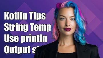 Kotlin: How to Use String Templates with println to Output to stderr