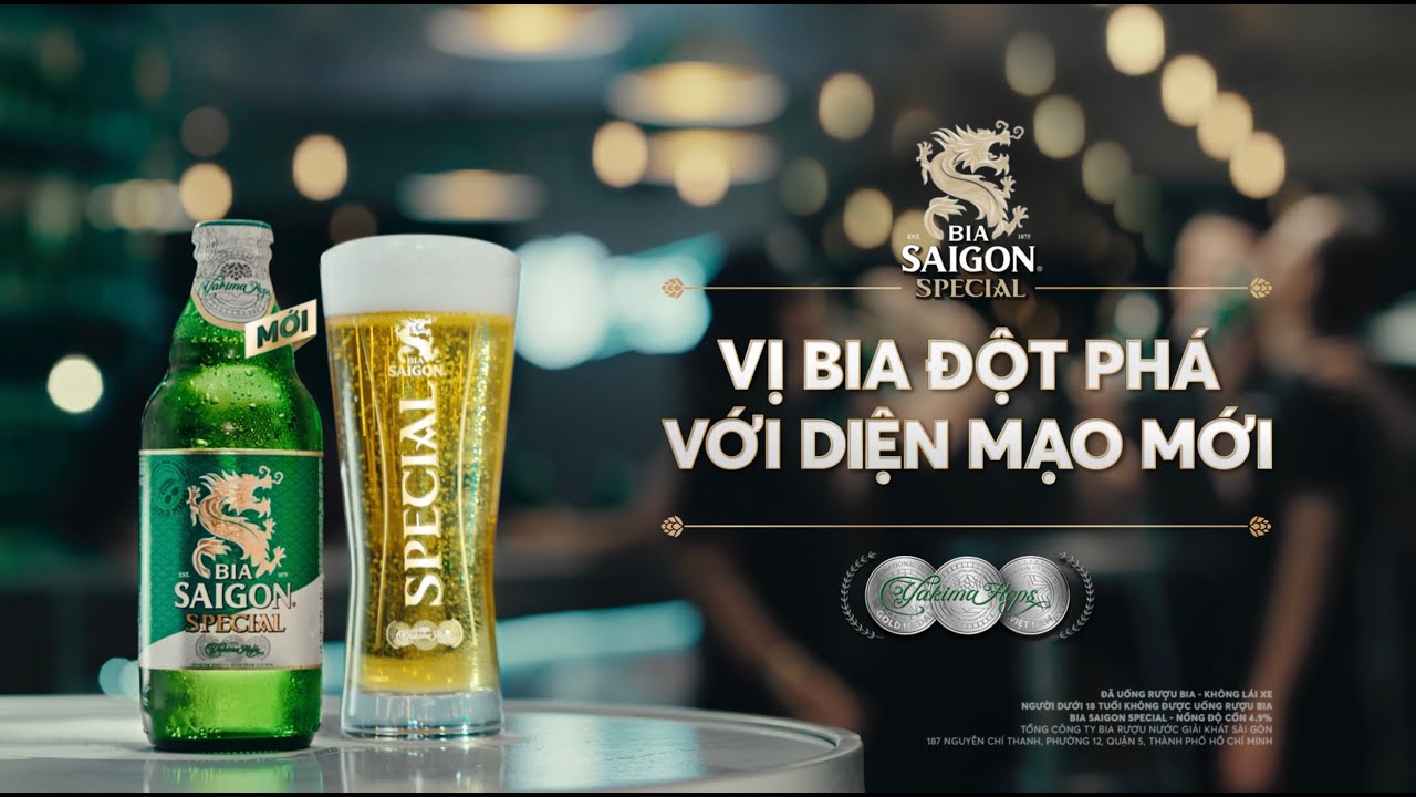 Bia Saigon Special | VỊ BIA ĐỘT PHÁ VỚI DIỆN MẠO MỚI (30s)