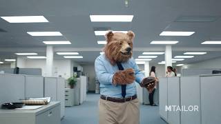 Business Bear Gets Custom Clothes :60