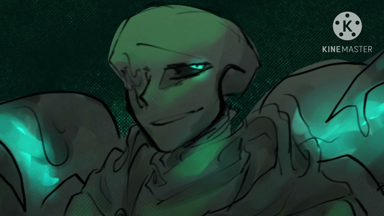 Nightmare Sans x Old Friend Listener (по запросу Sanslover32671)