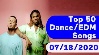 US Top 50 Dance/Electronic/EDM Songs (July 18, 2020)