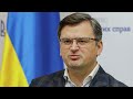 Глава МИД Украины Кулеба не справился с техникой во время телетрансляции