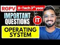Operating System Most Important Topics for RGPV | B.Tech IT 5th Sem Exam Preparation