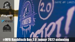 MFB - MyFishingBox Raubfisch Box Januar 2022 unboxing