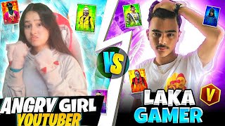 ANGRY GIRL YOUTUBER CHALLENGE ME FOR COLLECTION VERSES😱
