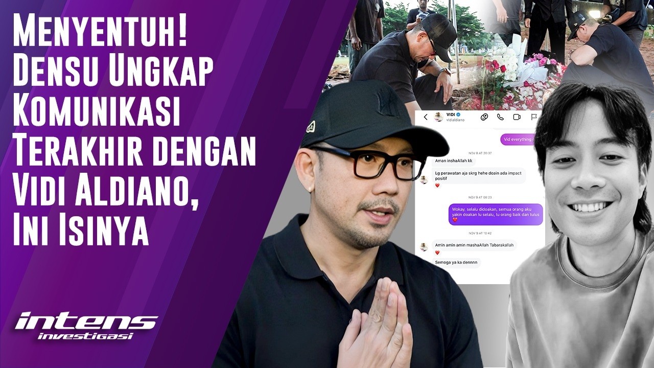 Densu Ungkap Komunikasi Terakhir Dengan Vidi Aldiano | Intens Investigasi | Eps 6422