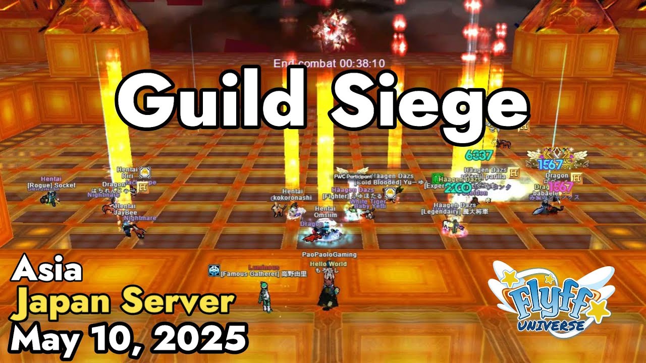 Guild Siege (Japan Server) May 10, 2025 | Flyff Universe