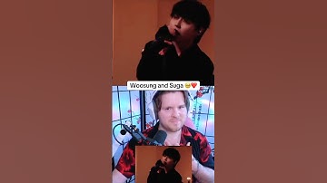 Woosung and Suga 🥹❤️ #collab #suga #woosung