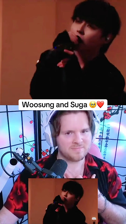 Woosung and Suga π₯Ήβ€οΈ #collab #suga #woosung