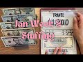 Jan Week 2 Cash Stuffing | $505 Budget