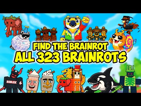 [ALL] How to get ALL 323 BRAINROTS in Find the Brainrot 328 | Roblox