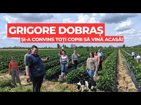 Fermierul Grigore Dobraș a reușit să își aducă toți copiii acasă
