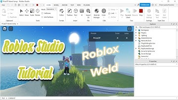 EASIEST WAY TO WELD PARTS TOGETHER (Join Surfaces) | Roblox Studio
