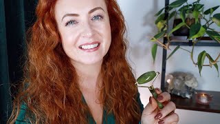 Taking Care of Your Headache  ASMR  Massage, Oils, Jade Roller, Water Bottle, Hair Pulling