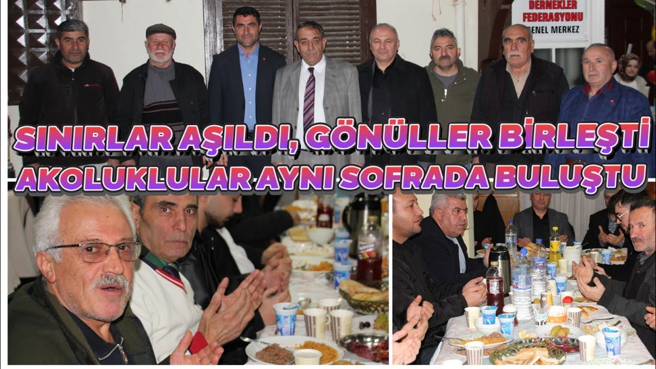 Akoluk Köylüleri İftar Sofrasında Gönül Köprüleri Kurdu: Muhteşem Buluşma