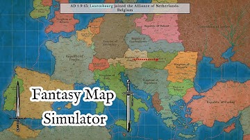 World War Two 1,000 Year Timelapse in Fantasy Map Simulator!