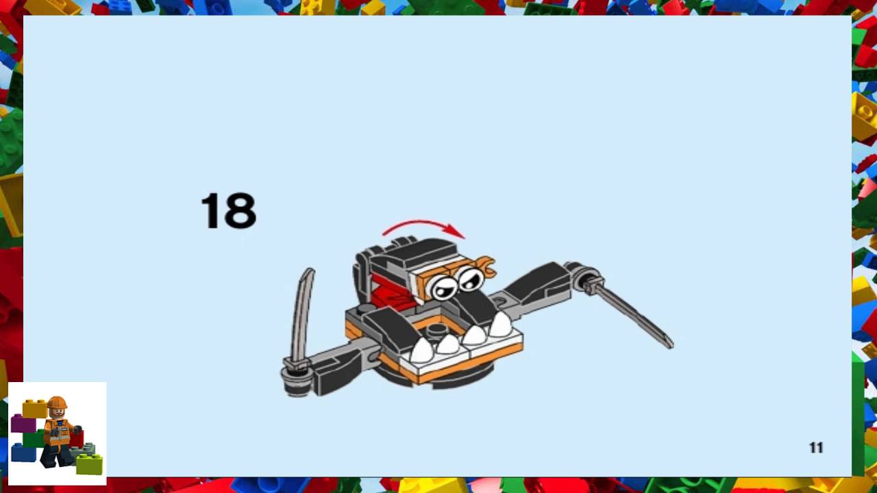 LEGO Instructions - Mixels - 41576 - Spinza (Series 9) - YouTube