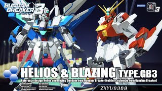 Ps4 Gundam Breaker 3 Gundam Helios & Blazing Gundam