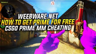 FASTEST WAY TO GET CS:GO PRIME FOR FREE | WEEBWARE.NET | CSGO PRIME CHEATING | R2GLOBAL #36