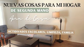 🌼AMA DE CASA VLOG| NUEVAS COSAS DE SEGUNDA MANO| LIMPIEZA| LAVANDERÍA| ACTIVIDAD ESCOLAR DEPORTIVA