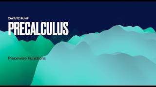 PreCalc - Piecewise functions