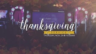 Thanksgiving Service 2016