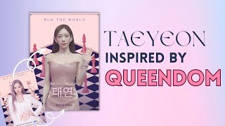 Queendom Taeyeon Girl Generation | Canva Aesthetic KPOP Poster FREE Edits screenshot 2