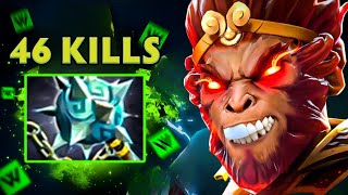 Monkey King Carry 950GPM Gleipnir + Daedalus Builds Insane Damage 46Kills Dota 2