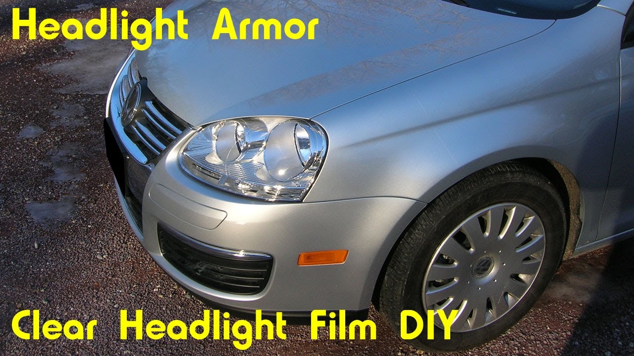 Clear Headlight Tint Protection Film DIY Volkswagen Jetta / GTI