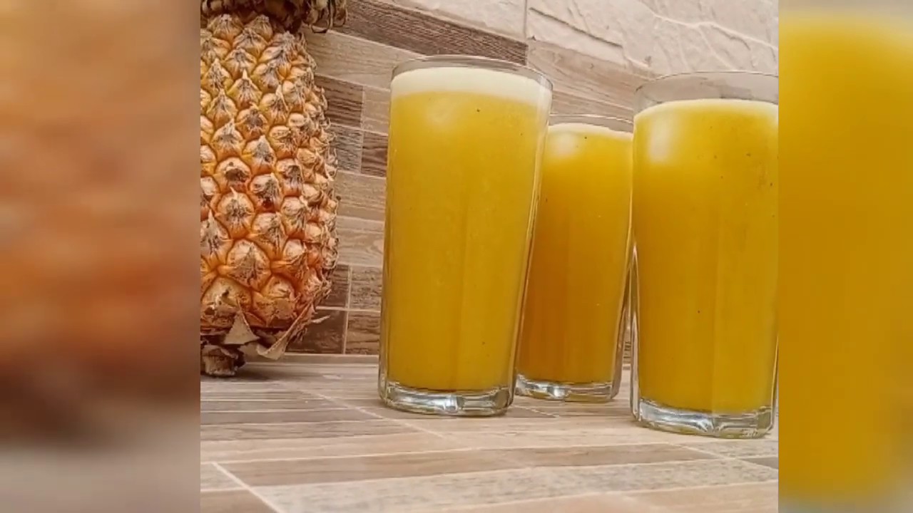 summer special pineapple shake YouTube