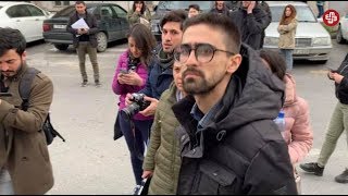 Keçmiş Heykəl Məhbusu Qiyas İbrahim Polis Idarəsindən Çıxdı