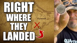 Metal Detecting For Lost Colonial Treasures And Old Coins Right Where The Pilgrims Landed