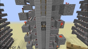 Minecraft Piston Elevator: Works in Multiplayer 1.2.5