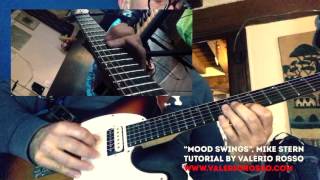 How to play &quot;Mood Swings&quot;, Mike Stern - Tutorial by Valerio Rosso