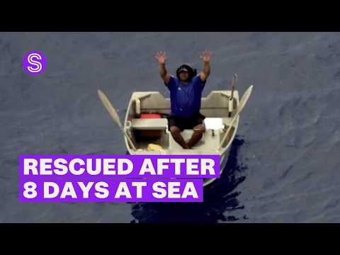 Fisherman found alive after eight days lost at sea, drifting hundreds of kilometres | Stuff.co.nz
