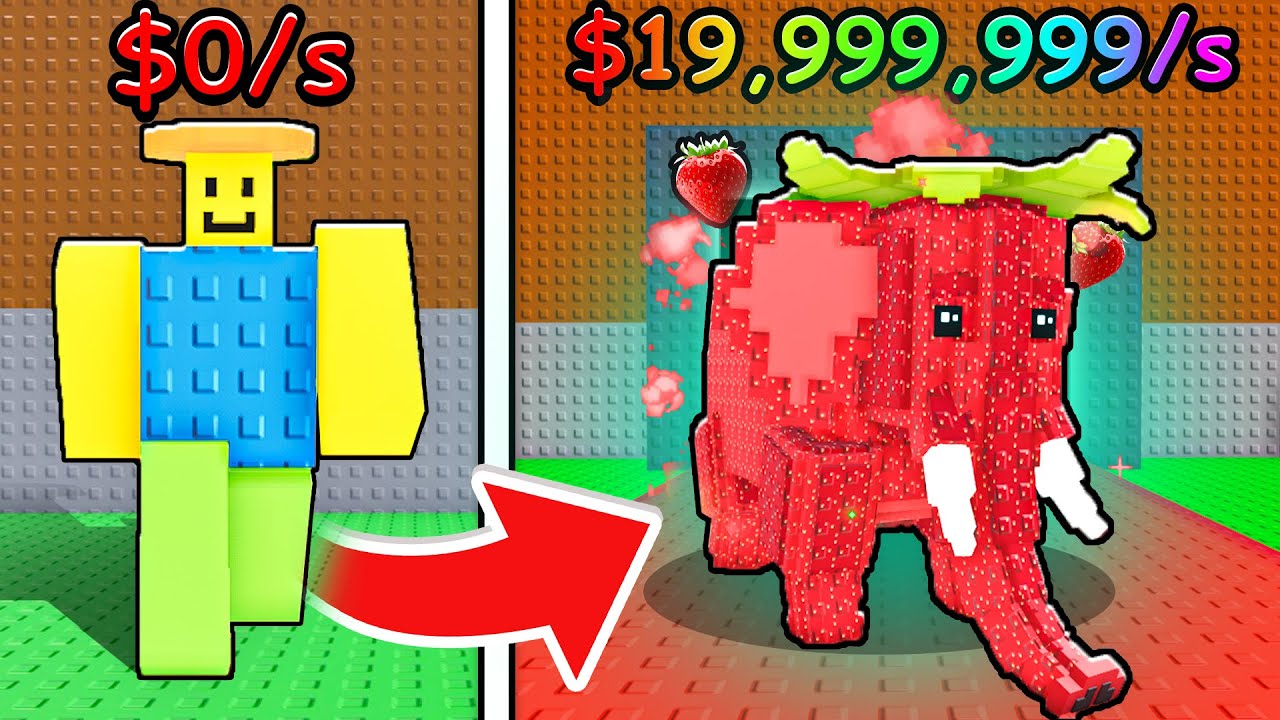 Starting Over as NOOB with OG Strawberry Elephant in Steal a Brainrot!