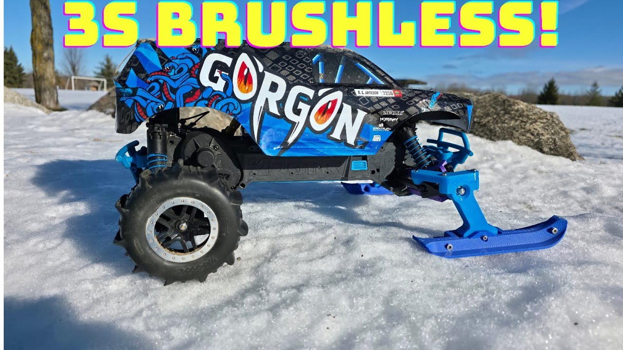 Аррма Горгон отправляется кататься на лыжах ⛷️ Случайный тест на прочность