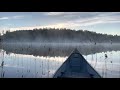 Finnish lake at 4:30am