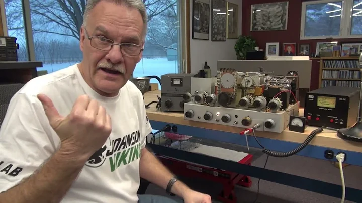 EF Johnson Viking II Ham tube Transmitter restoration Giving old technology a second chance