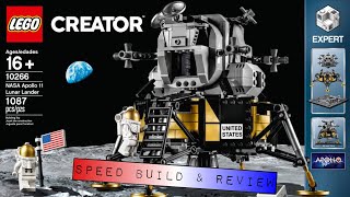LEGO Creator Expert NASA Apollo 11 Lunar Lander 10266 speed build and review