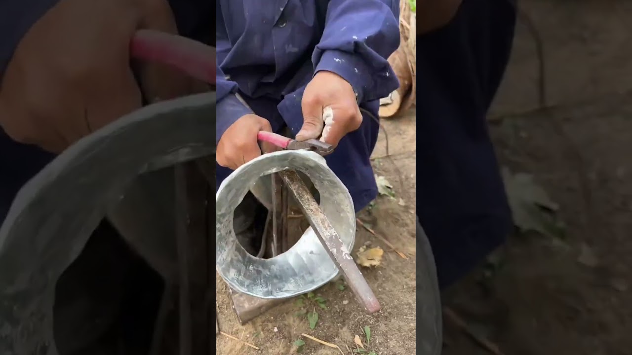 打扫一下墙壁，顺便做个水舀子。