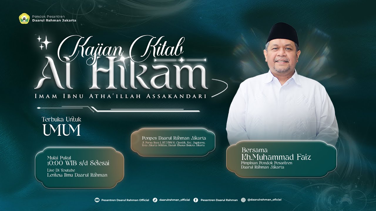 Pengajian Bulanan Kitab Al - Hikam Bersama Gus Faiz ( 7 Desember 2025 )