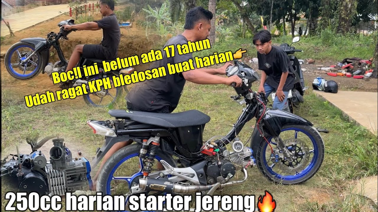 Bociilll! nekat bore up Supra bapak nya jadi 250cc🫣