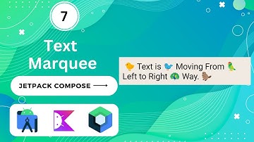 Text Marquee implementation with Jetpack Compose | Android | Kotlin #jetpackcompose #kotlinandroid