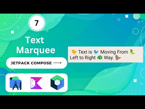Text Marquee implementation with Jetpack Compose | Android | Kotlin #jetpackcompose #kotlinandroid