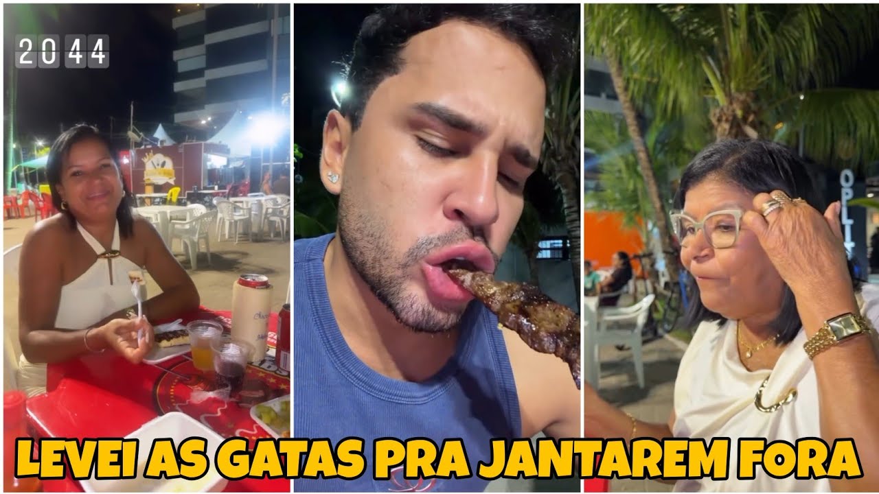 ✅ LUCAS LEVA DONA MARIA PRA JANTAR FORA