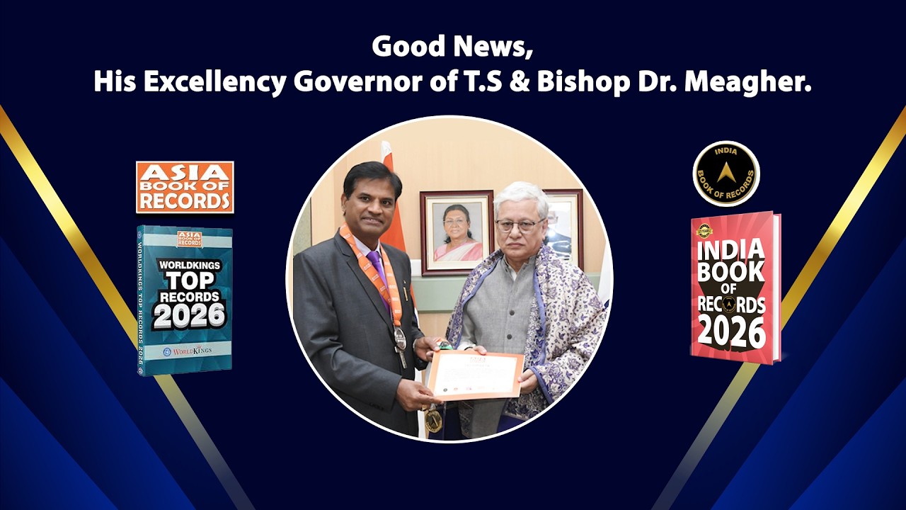 Good News, His Excellency Governor of T.S & Bishop Dr. Meagher. - YouTube