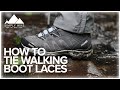 How to Tie Walking Boot Laces