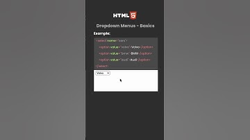 #HTML Dropdown List: The Basics Explained  #webdevelopment