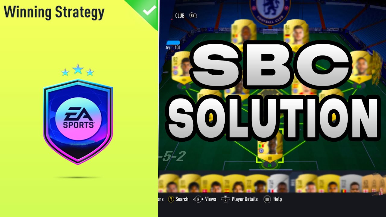 WINNING STRATEGY SBC SOLUTION ⭐ FIFA 22 ULTIMATE TEAM